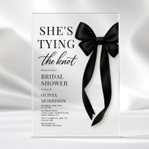 ブラックボウ She's Tying The Knot ブライダルシャワー 