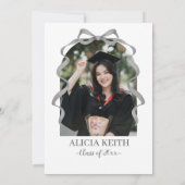 ブラックボウRX卒業式招待状 招待状 (裏面)