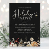 ブラックボタニカルホリデーパーティー 招待状