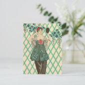 ブラックボダイスバイジョージバービエ ポストカード (スタンド正面)