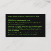 ブラックボックスの化粧品、独立した販売Associ… 名刺 (裏面)