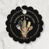 ブラックボックスペストリーケータリングベーカリーシェフ素朴 フェイバータグ (裏面)