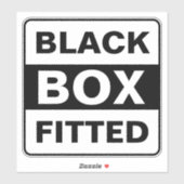 ブラックボックス装着済み シール (シート)
