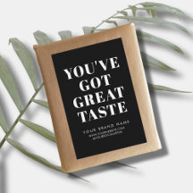 ブラックボックモダンス用シール包装ラベル