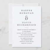 ブラックボホ水彩 |結婚式招待状 招待状 (正面)