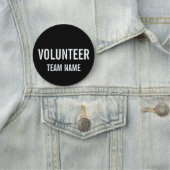 ブラックボランティアバカスタムッジ（チーム名） 名札 (インサイチュ)