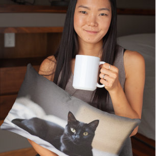 ブラックボンベイ猫コンパニオン アクセントクッション