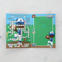 ブラックボーイズベースボールシークレットメッセージハッピーバースデー