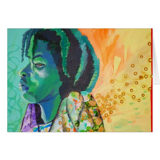 ブラックボーイドレミングカード (正面横)