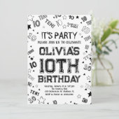 ブラックボーイナンバーテンバースデーパーティー 招待状 (スタンド正面)