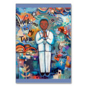 ブラックボーイ第1交信祈りの言葉カード テーブルナンバー (正面)