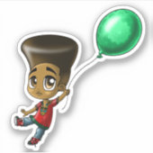 ブラックボーイ シール (正面)