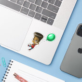 ブラックボーイ シール (ノートパソコンとiPhone)