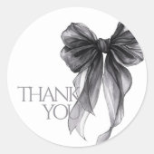 ブラックボーウォーターカラー18誕生日 ラウンドシール (正面)