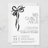 ブラックボーエレガントミクリンスアニョスキンセアニラ 招待状 (正面)