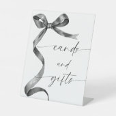 ブラックボーカードとギフト 台座サイン (正面)