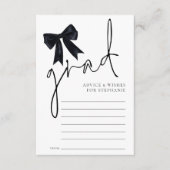 ブラックボーグラードスクリプト卒業アドバイスの願い エンクロージャーカード (正面)