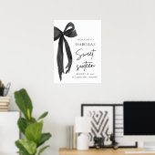 ブラックボーコケットスイーツ16誕生日へようこそ ポスター (ホームオフィス)