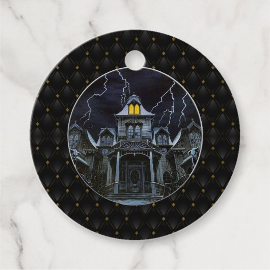 ブラックボーダーハ幽霊のよく出るウスハロウィーン フェイバータグ (正面)