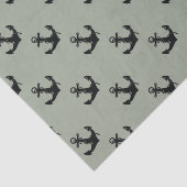 ブラックボートいかりパターン 薄葉紙 (詳細)