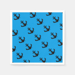 ブラックボートいかり スタンダードカクテルナプキン