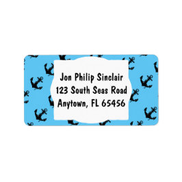 ブラックボートいかり ラベル