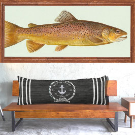 ブラックボートネーム航海のいかりロープウェルカム ボディピロー