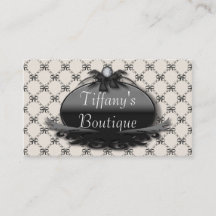 ブラックボービクトリアンダマスクファッション名刺