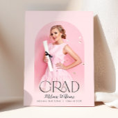 ブラックボーピンクグラードパーティの招待状 招待状