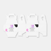 ブラックボーピンクパープルフローラを追加ロゴのビジネス詳細 フェイバーボックス (折り畳みなし)