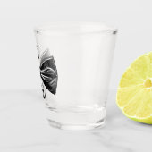 ブラックボーフェイクタイモノグラム ショットグラス