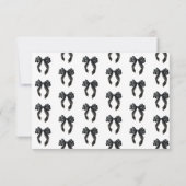 ブラックボーフランスのブライダルシャワー感謝していユー サンキューカード (裏面)