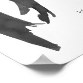 ブラックボーモダンコケット卒業パーティーへようこそ ポスター (角)