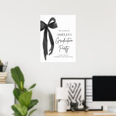 ブラックボーモダンコケット卒業パーティーへようこそ ポスター (ホームオフィス)