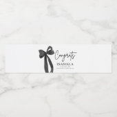 ブラックボーモダンコケット卒業生 ペットボトルラベル (シングルラベル)