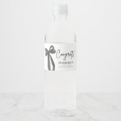 ブラックボーモダンコケット卒業生 ペットボトルラベル (正面)