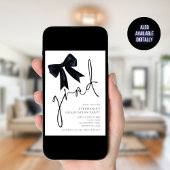 ブラックボーモダンスクリプト卒業 招待状