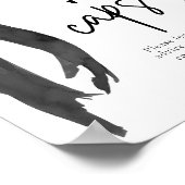 ブラックボーモダンタイムカプセルのゲームサイン ポスター (角)