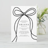 ブラックボーモダンフォト卒業パーティー招待状 案内状 (スタンド正面)