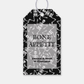 ブラックボーンアペティットのスケルトン ギフトタグ (正面)