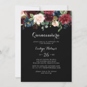 ブラックボ素朴タニカルキンセアニラ 招待状 (正面)