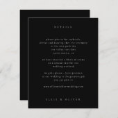 ブラックボ結婚ホモダンズ エンクロージャーカード (正面/裏面)