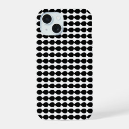 ブラックポイントチップ全面プリントiPhone 15ケース iPhone 15ケース