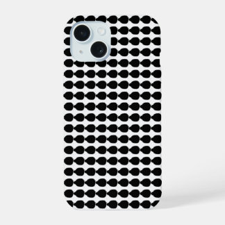 ブラックポイントチップ全面プリントiPhone 15ケース iPhone 15ケース