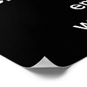 ブラックポスターにビジネスのハロウィーン販売 ポスター (角)