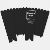 ブラックポップコーンボックスのビジネスブランド フェイバーボックス (見開き)