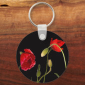ブラックポピー キーホルダー (裏面)