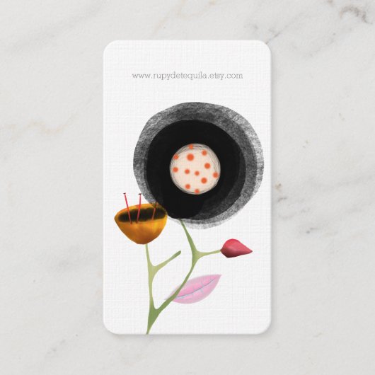 ブラックポピー 名刺 (正面)