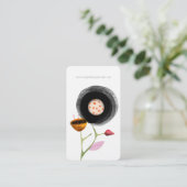 ブラックポピー 名刺 (スタンド正面)