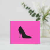 ブラックポンプとピンクポンプ ポストカード (スタンド正面)